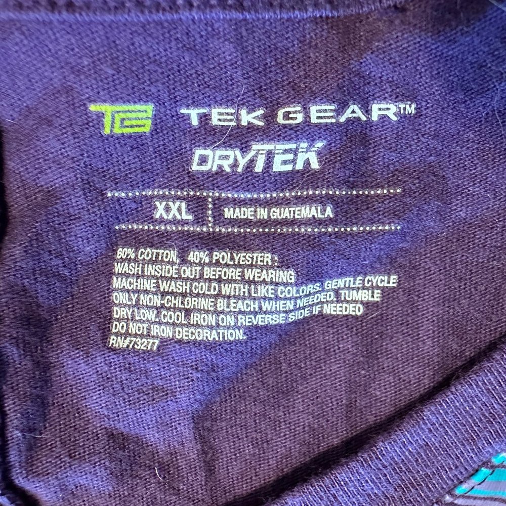 Tek Gear Dry Tek Tshirt XXL - Picture 2 of 2